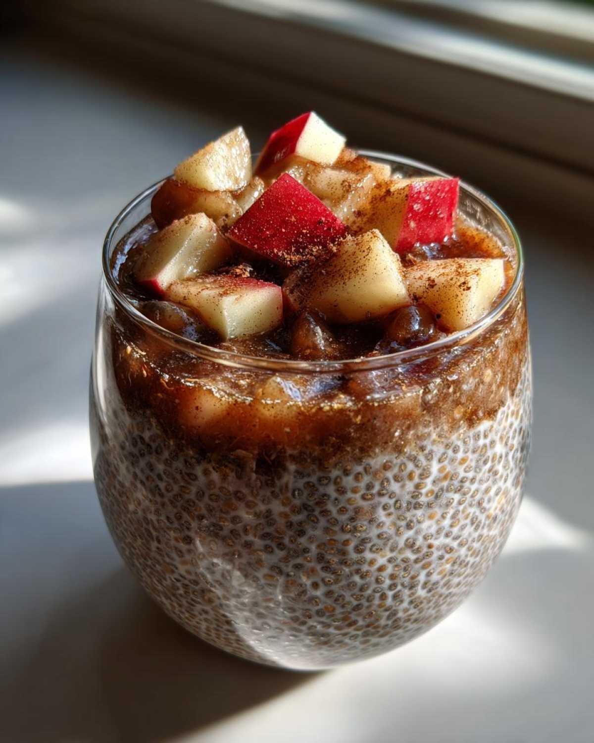 Apple Cinnamon Chia Pudding - detail 1