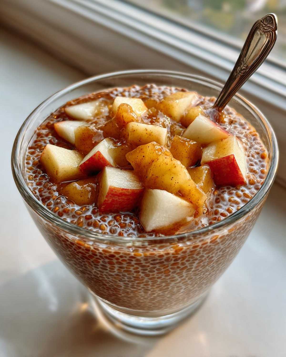 Apple Cinnamon Chia Pudding - detail 2