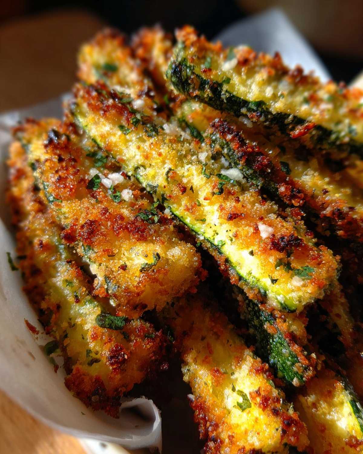 Baked Parmesan Zucchini Fries - detail 1