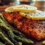 Baked Salmon with Asparagus