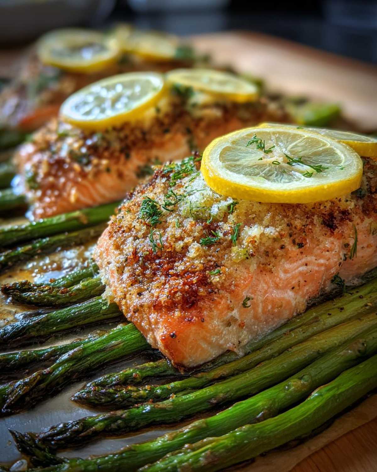 Baked Salmon with Asparagus - detail 4