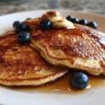 Banana Almond Butter Pancakes