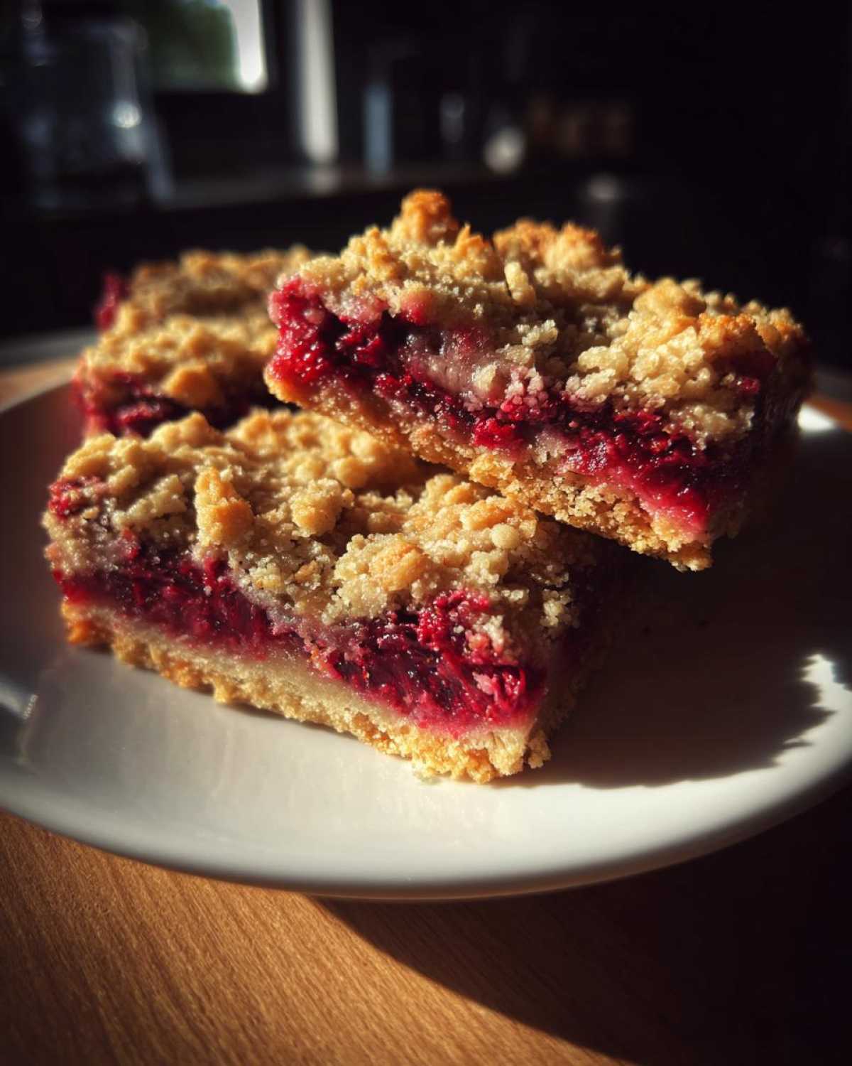 Black Raspberry Crumble Bars - detail 1