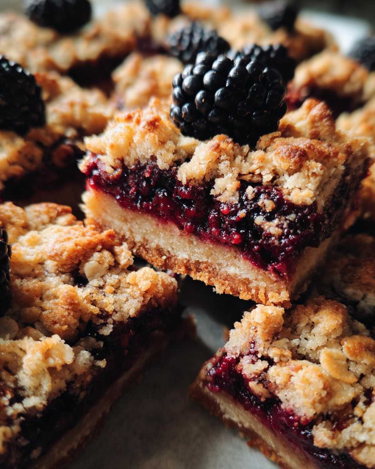 Black Raspberry Crumble Bars - detail 4