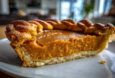 Braided Edge Pumpkin Pie Crust