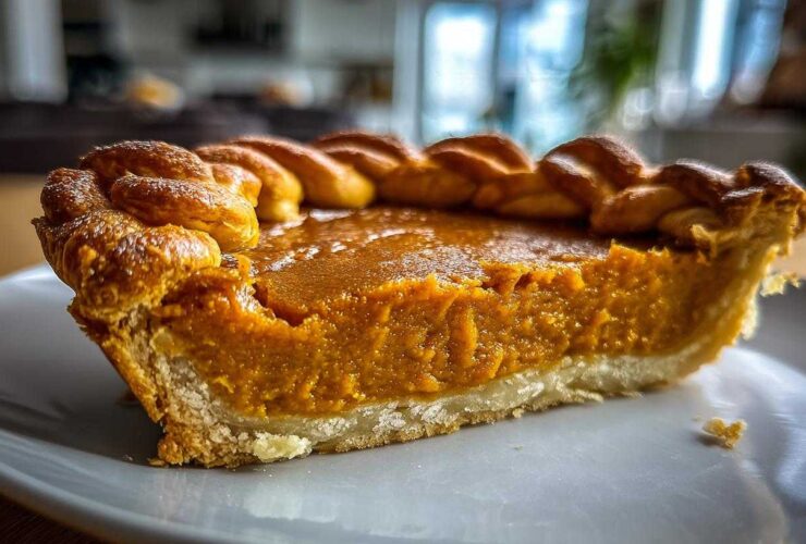 Braided Edge Pumpkin Pie Crust