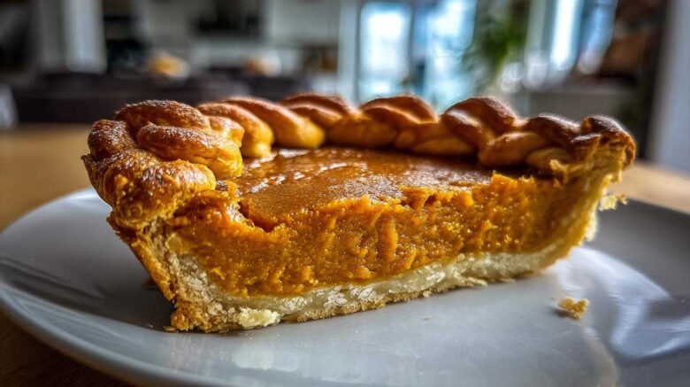 Braided Edge Pumpkin Pie Crust