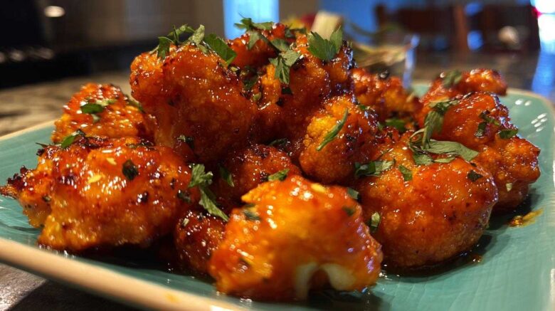 Buffalo Cauliflower Bites