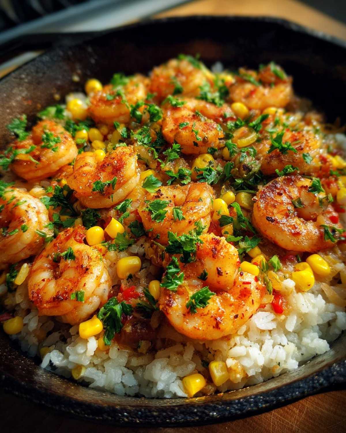 Cajun Shrimp and Rice Skillet - detail 1