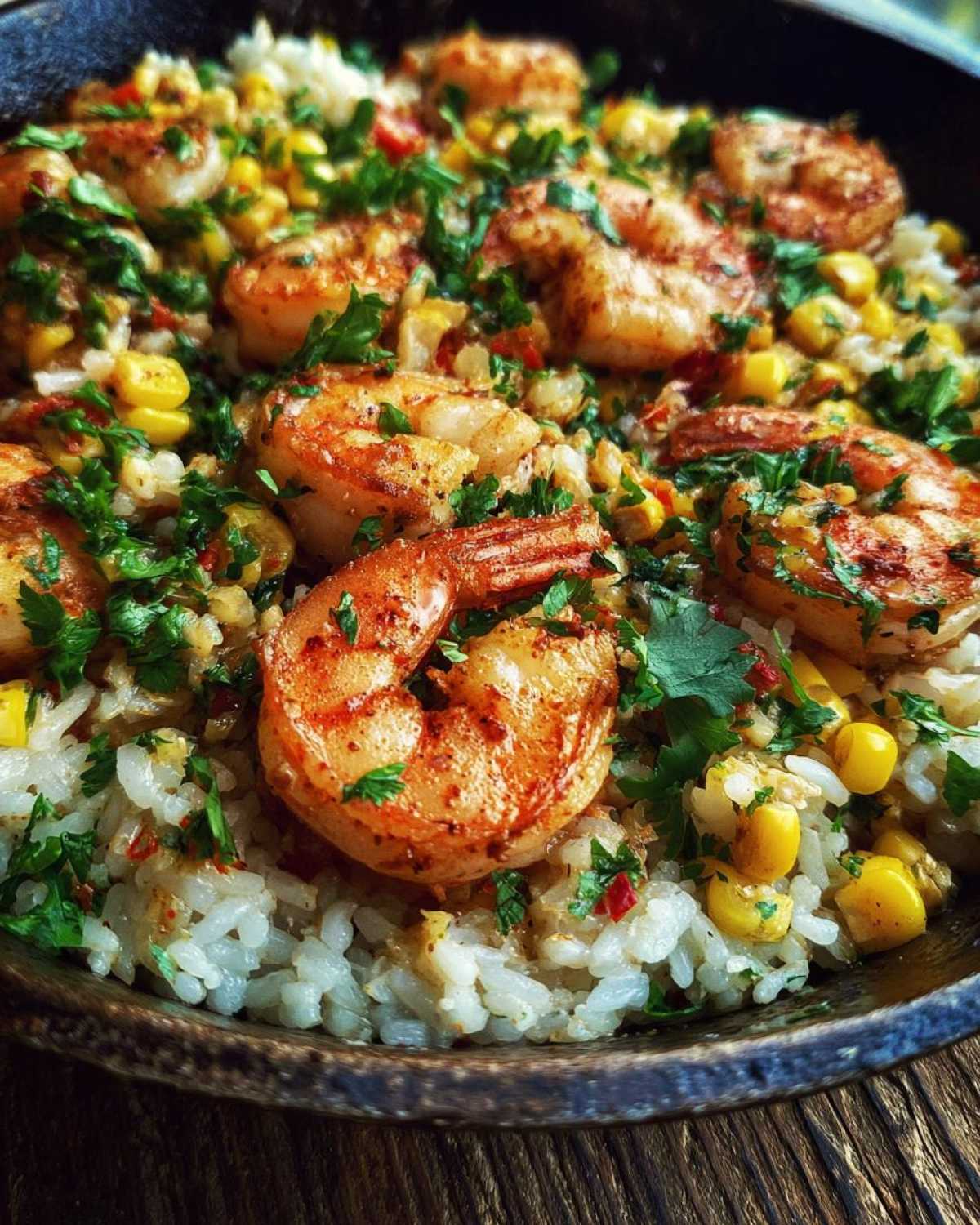 Cajun Shrimp and Rice Skillet - detail 3