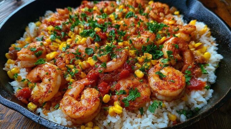 Cajun Shrimp and Rice Skillet
