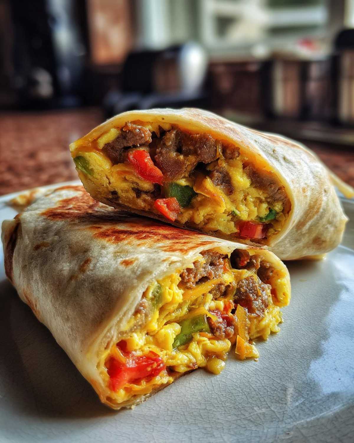 Campfire Breakfast Burritos - detail 2