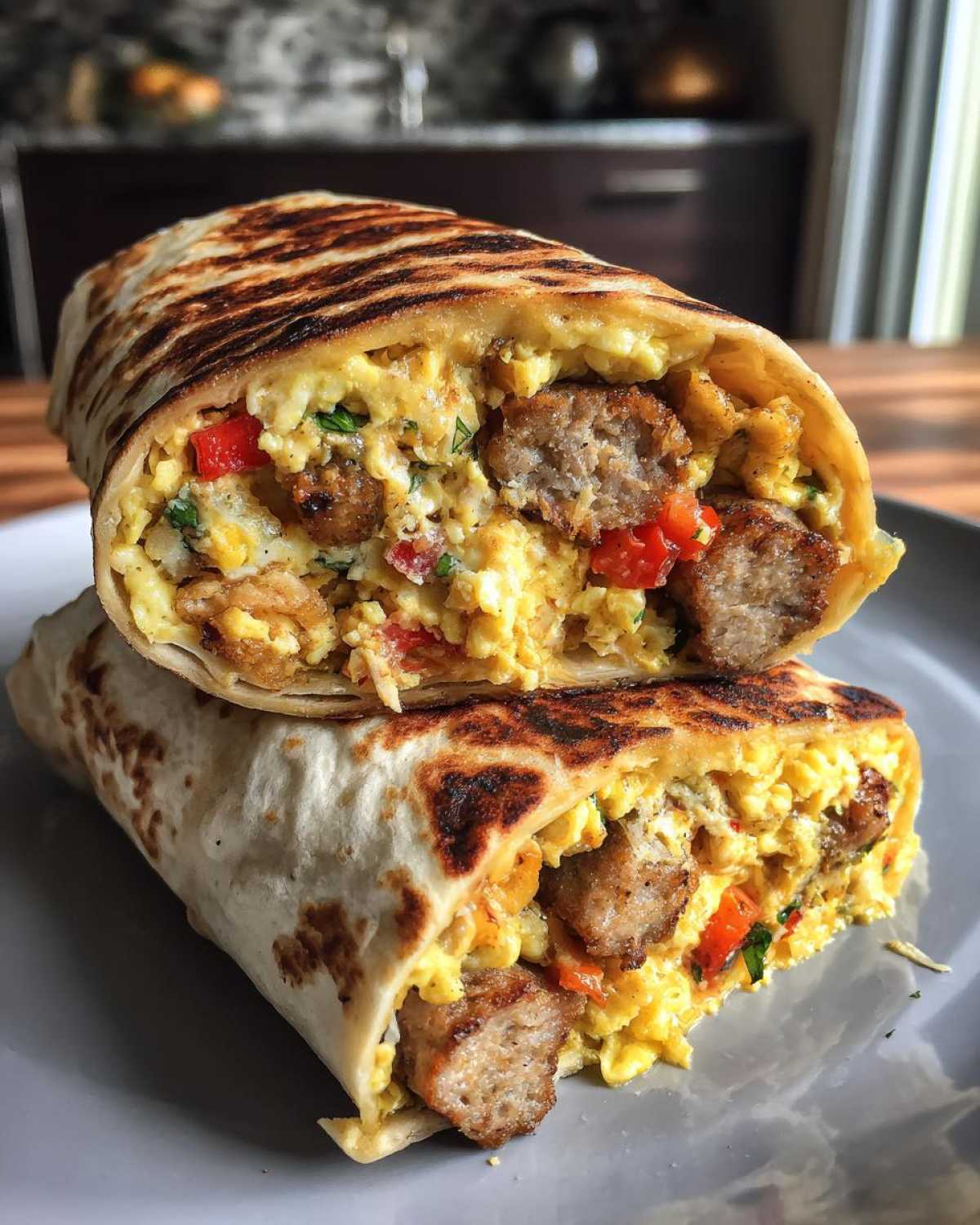 Campfire Breakfast Burritos - detail 3