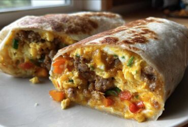 Campfire Breakfast Burritos