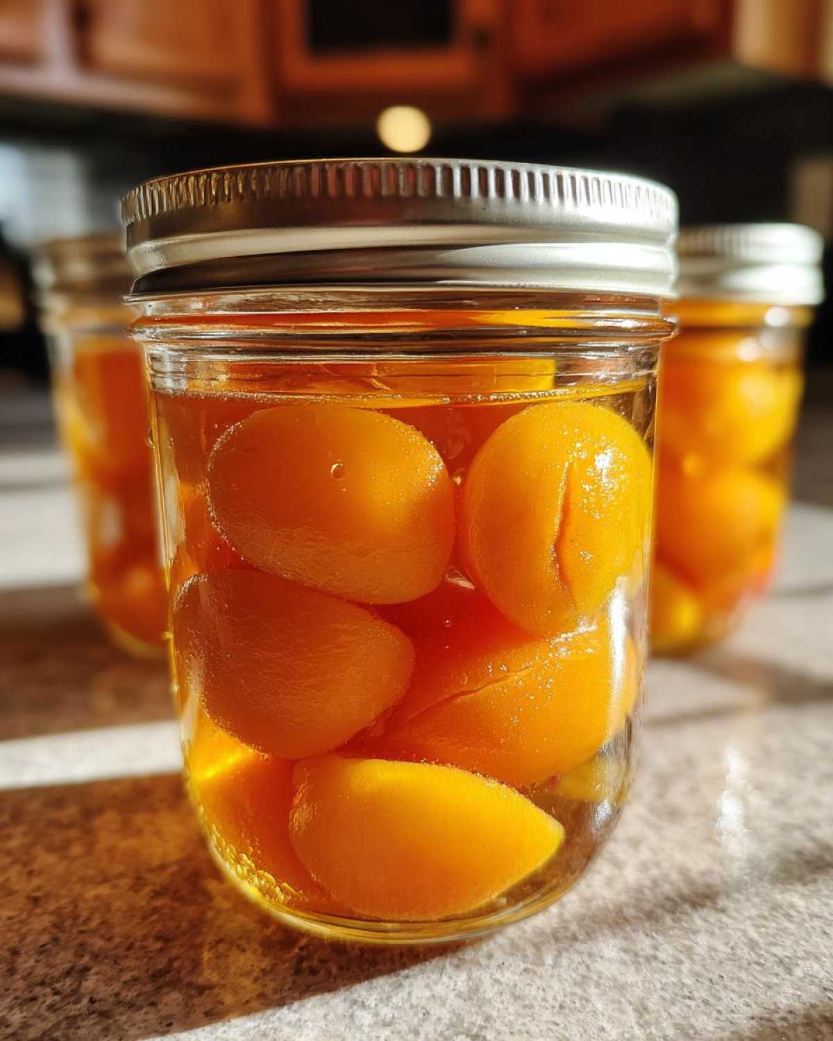 Canning Fresh Peaches in Light Syrup - detail 4