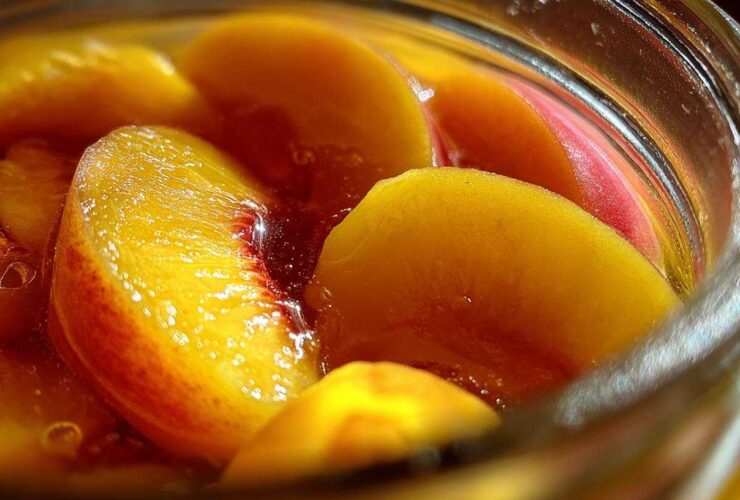 Canning Fresh Peaches in Light Syrup