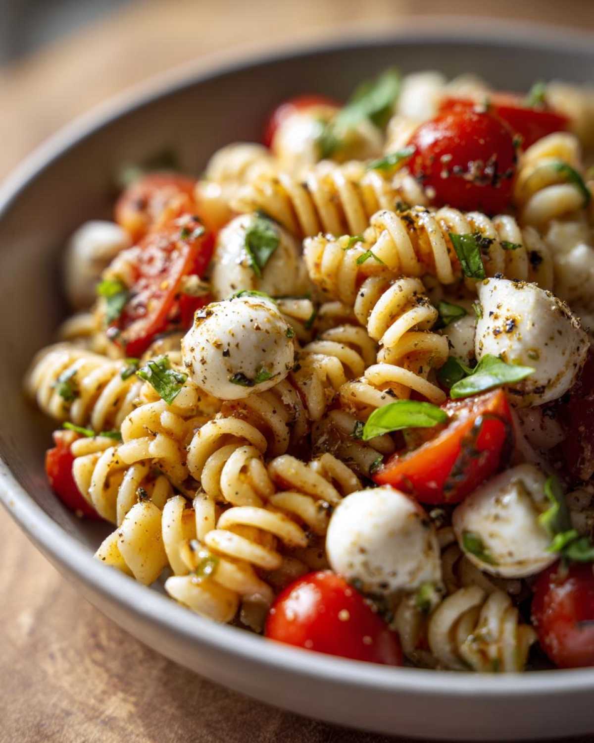 Caprese Pasta Salad - detail 3
