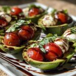 Caprese Stuffed Avocado Boats