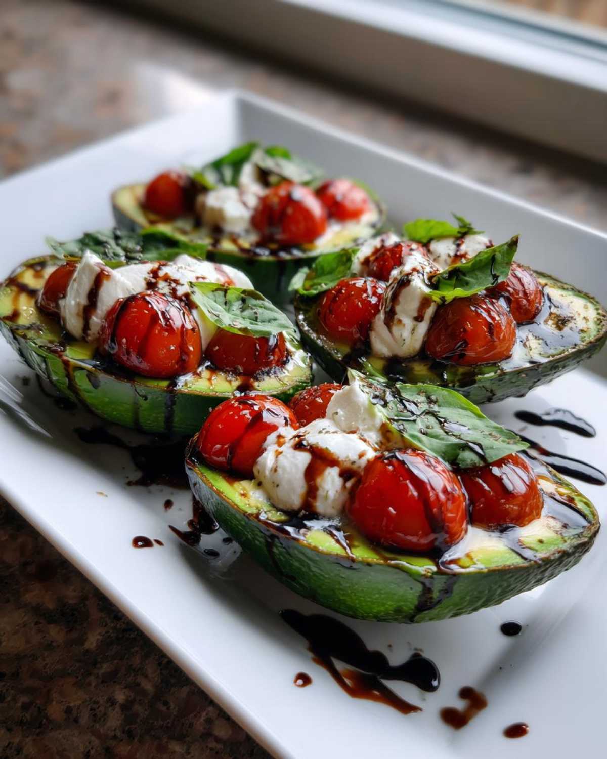 Caprese Stuffed Avocado Boats - detail 4
