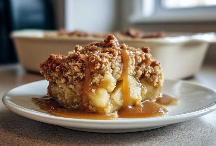 Caramel Apple Crisp
