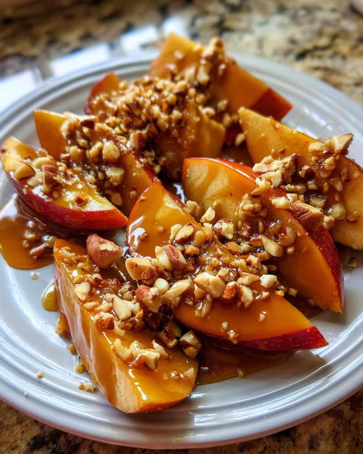 Caramel Apple Slices with Nuts - detail 3
