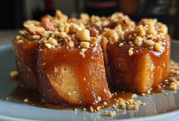 Caramel Apple Slices with Nuts
