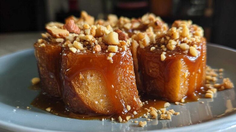 Caramel Apple Slices with Nuts