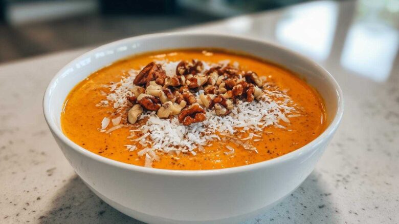 Carrot Cake Smoothie Bowl
