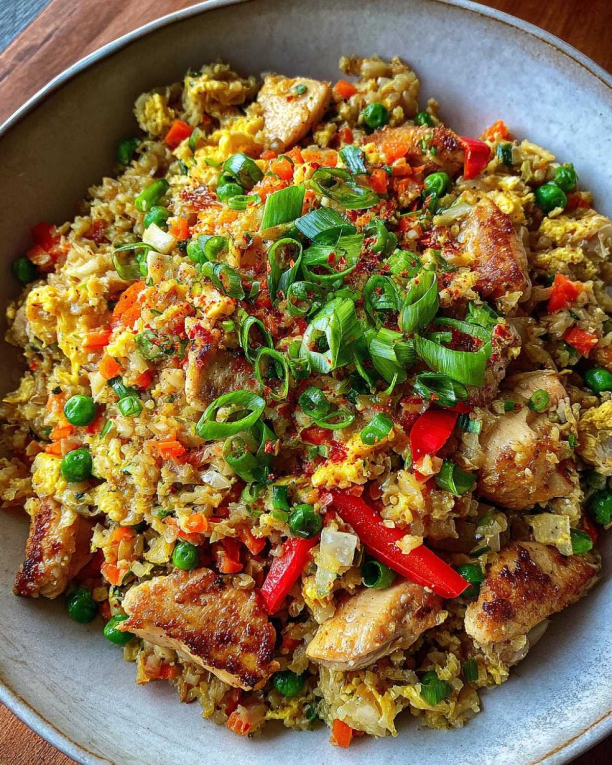 Cauliflower Rice Stir Fry - detail 2