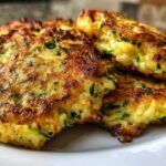 Cheesy Zucchini Fritters