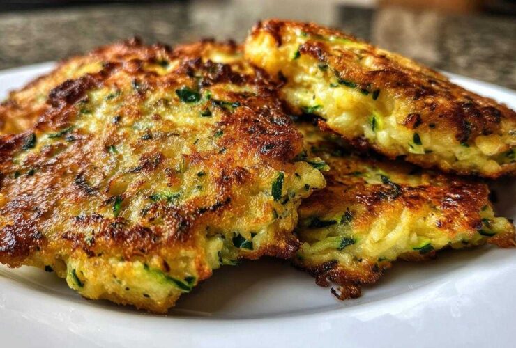 Cheesy Zucchini Fritters