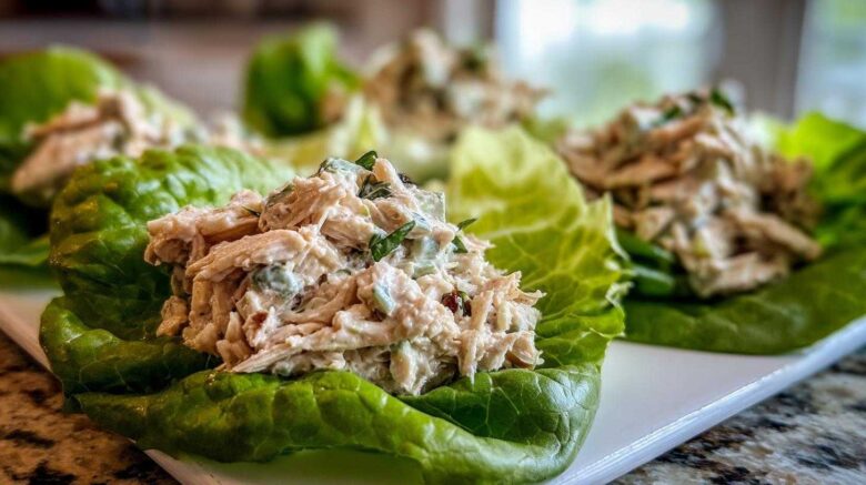 Chicken Salad Lettuce Cups