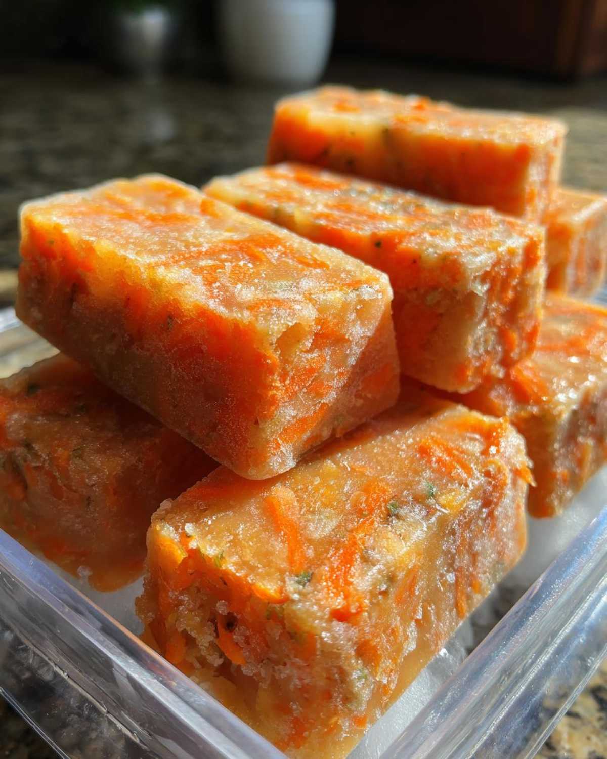 Chicken and Carrot Frozen Pup Pops - detail 1