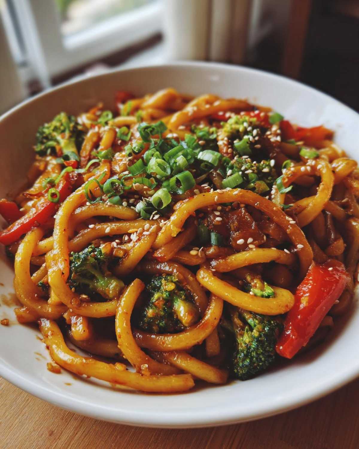 Chili Garlic Udon Stir Fry - detail 1