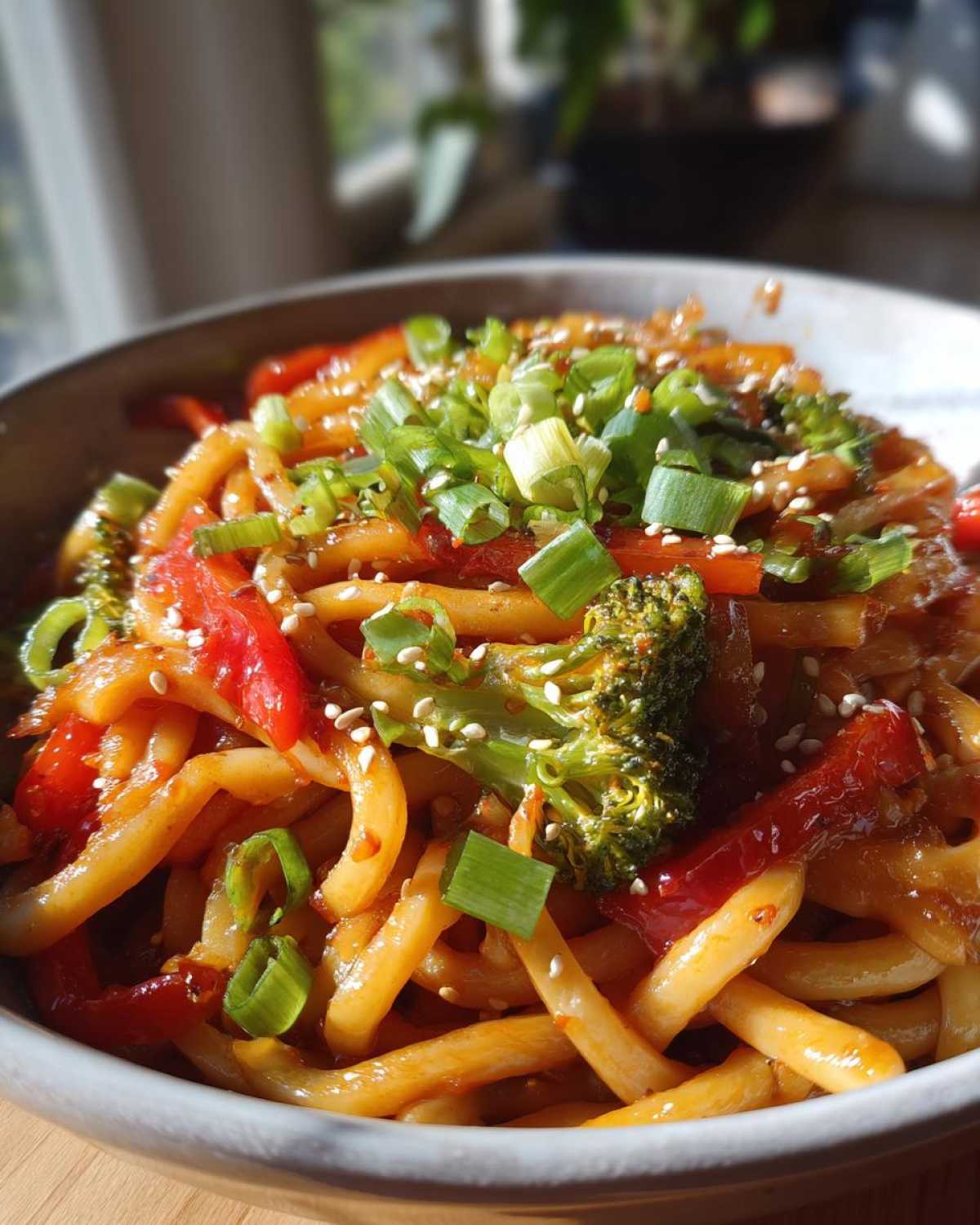 Chili Garlic Udon Stir Fry - detail 2