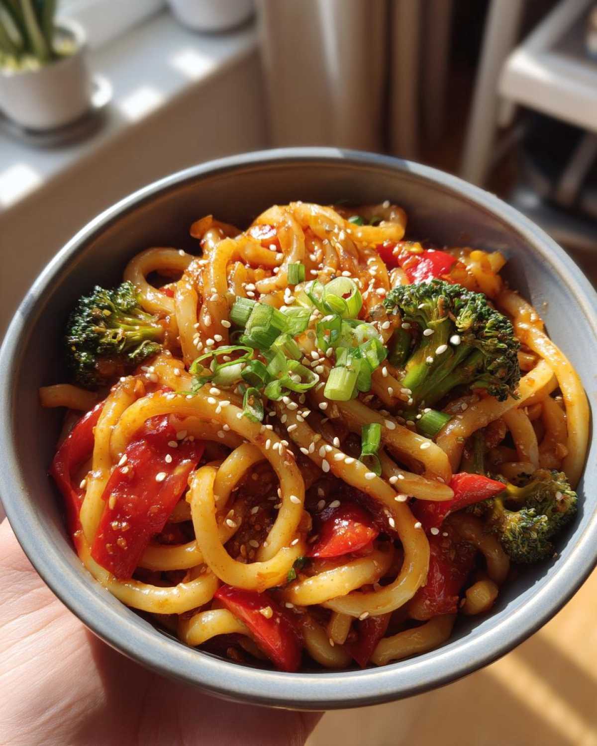 Chili Garlic Udon Stir Fry - detail 4