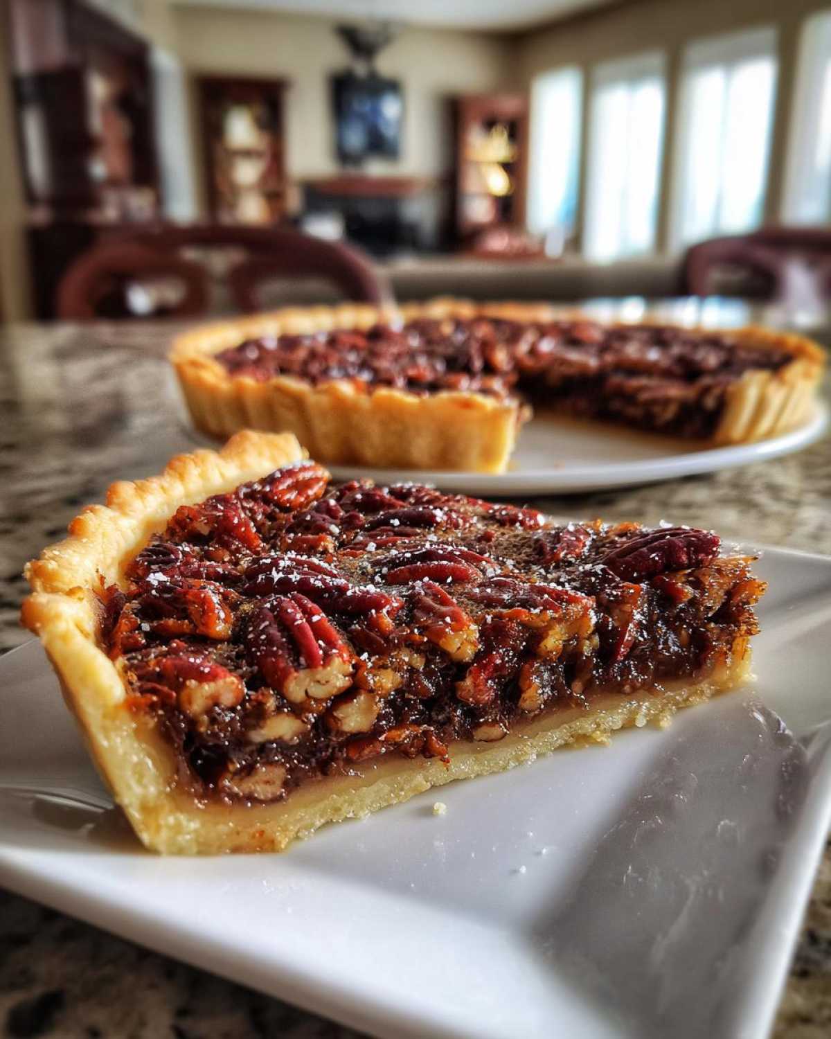 Chocolate Pecan Tart - detail 1
