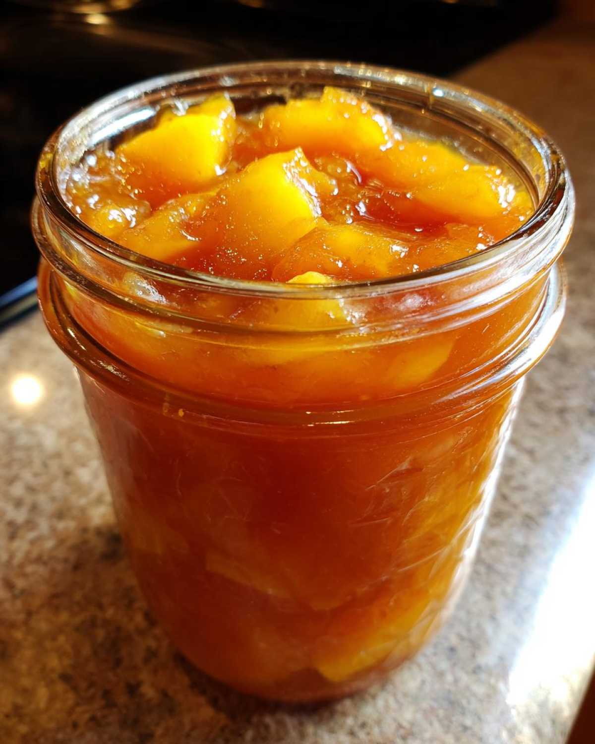 Cinnamon Peach Preserves - detail 1