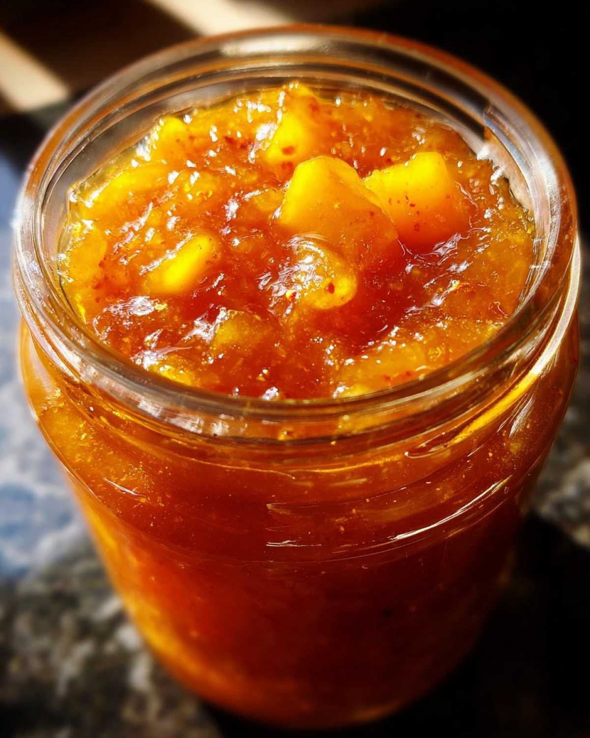 Cinnamon Peach Preserves - detail 2