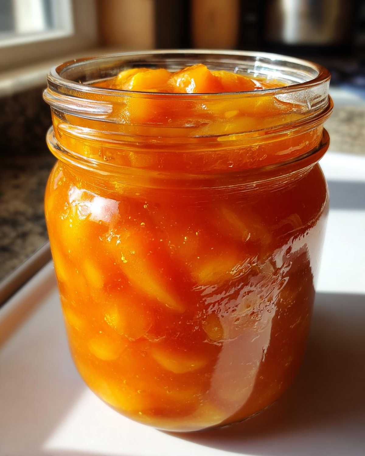Cinnamon Peach Preserves - detail 3