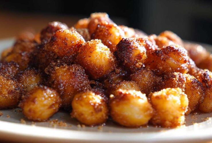 Cinnamon Sugar Roasted Chickpeas