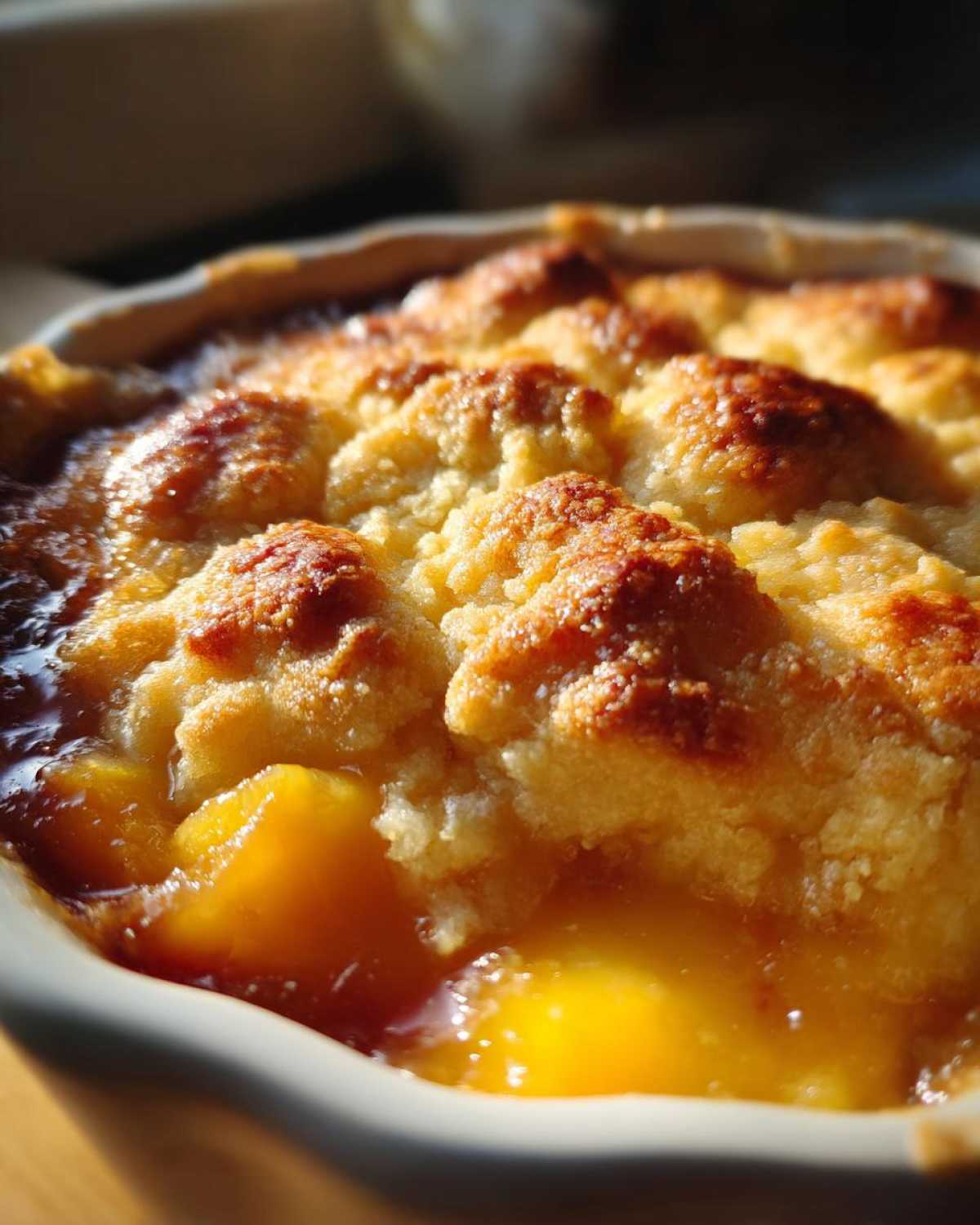 Classic Peach Cobbler - detail 1