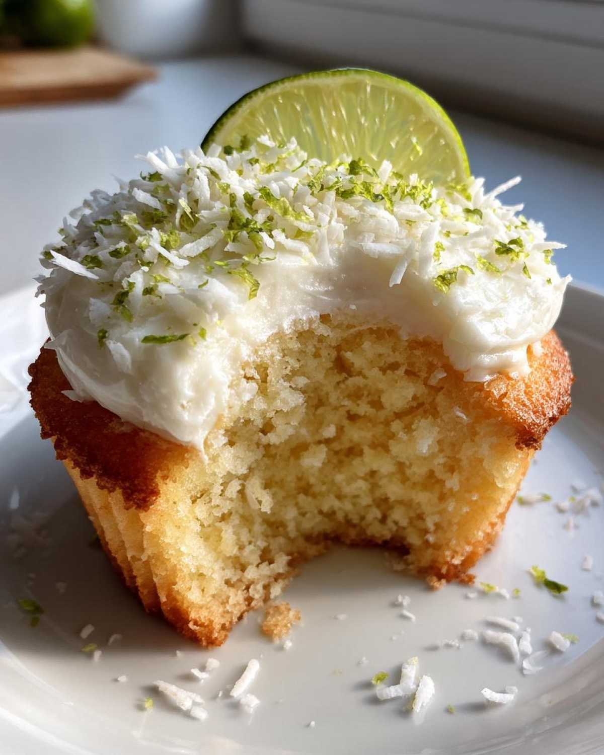 Coconut Lime Cupcakes - detail 1