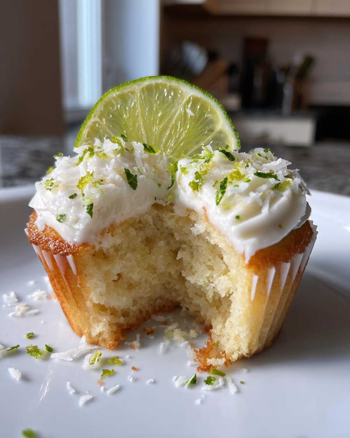 Coconut Lime Cupcakes - detail 2