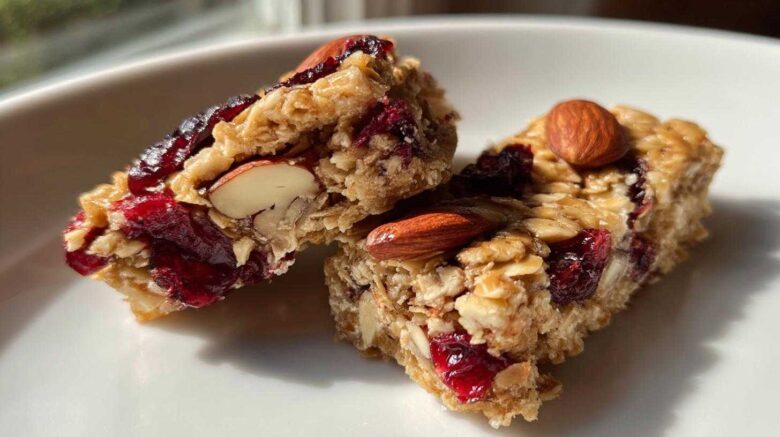 Cranberry Almond Granola Bars