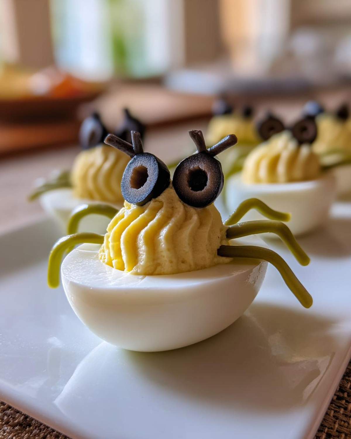 Creepy Crawly Deviled Eggs - detail 1
