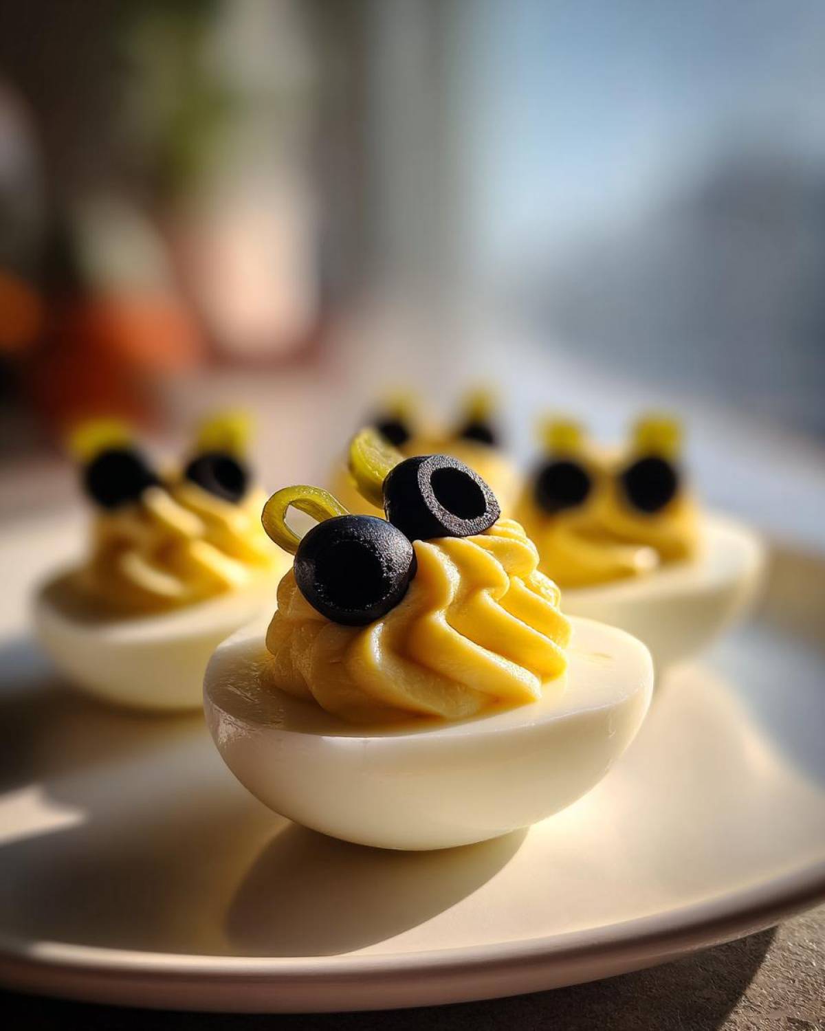 Creepy Crawly Deviled Eggs - detail 2