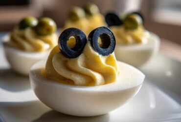 Creepy Crawly Deviled Eggs