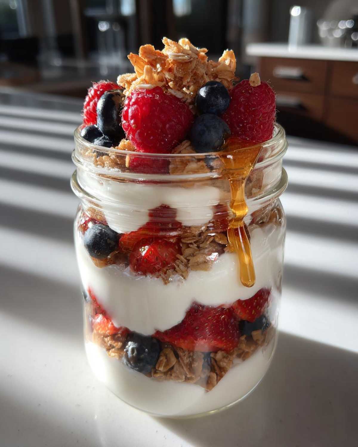 DIY Fruit and Yogurt Parfait Jars - detail 1