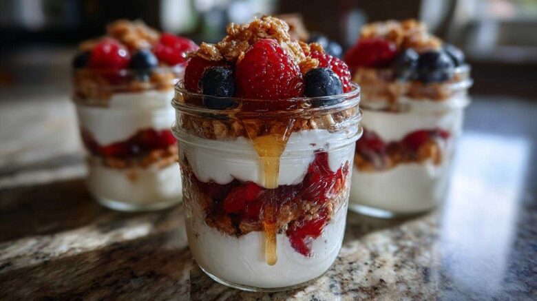 DIY Fruit and Yogurt Parfait Jars
